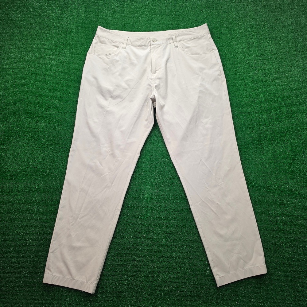The Normal‎ Brand Pants Mens 36x28 Khaki Stone Performance Stretch Commuter